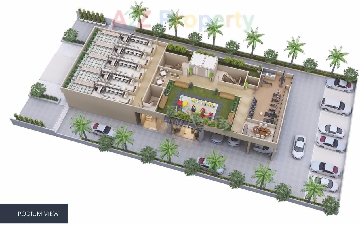 Layout of real estate project R N Heights located at Uran, Raigarh, Maharashtra
