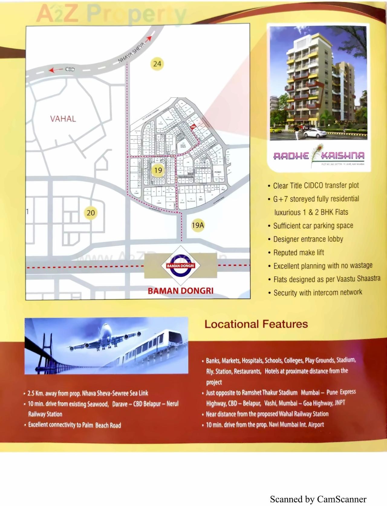  of real estate project Radhe Krishna located at Ulawe, Raigarh, Maharashtra