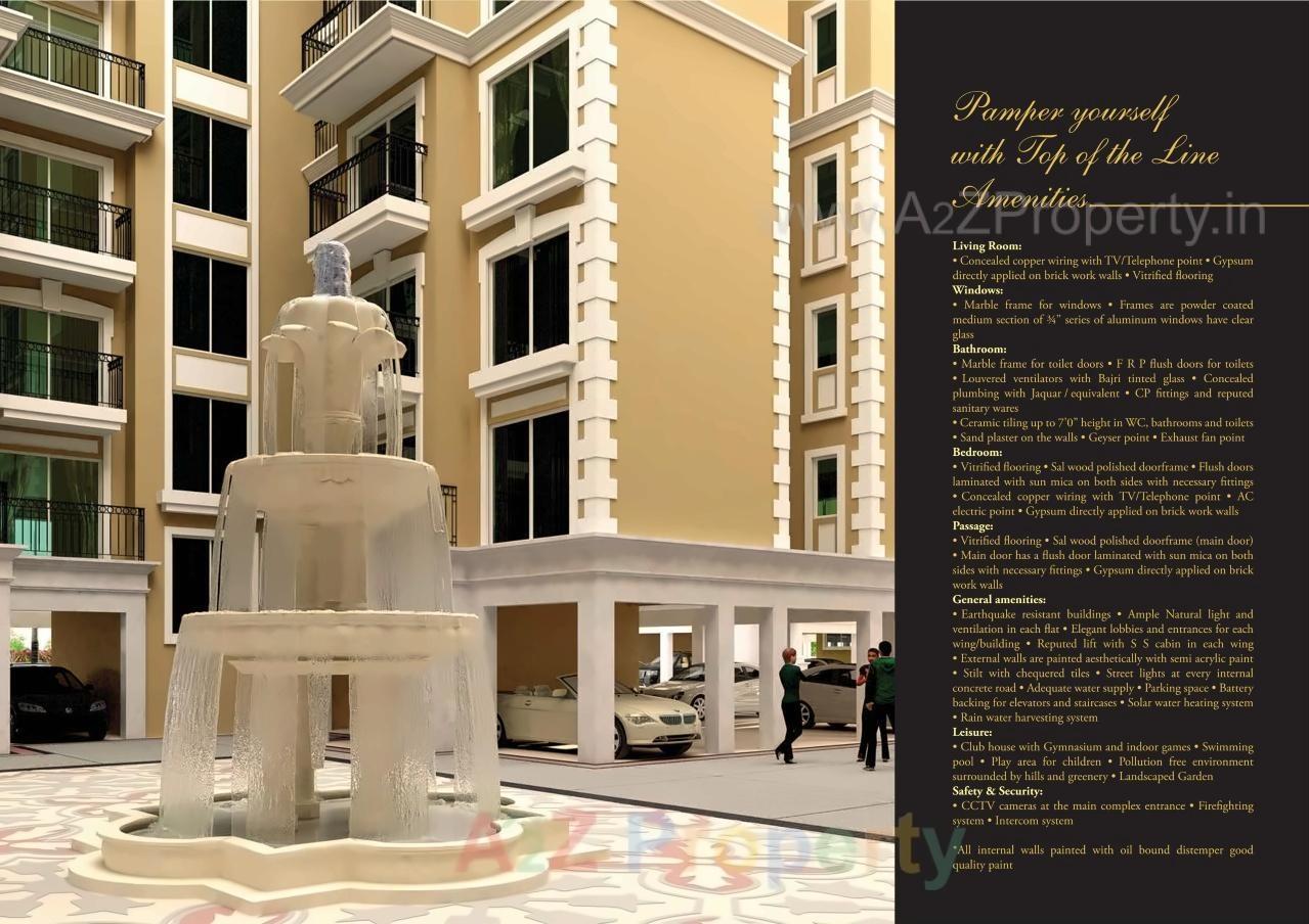 3D Elevation of real estate project Radhey Galaxy located at Karjat, Raigarh, Maharashtra