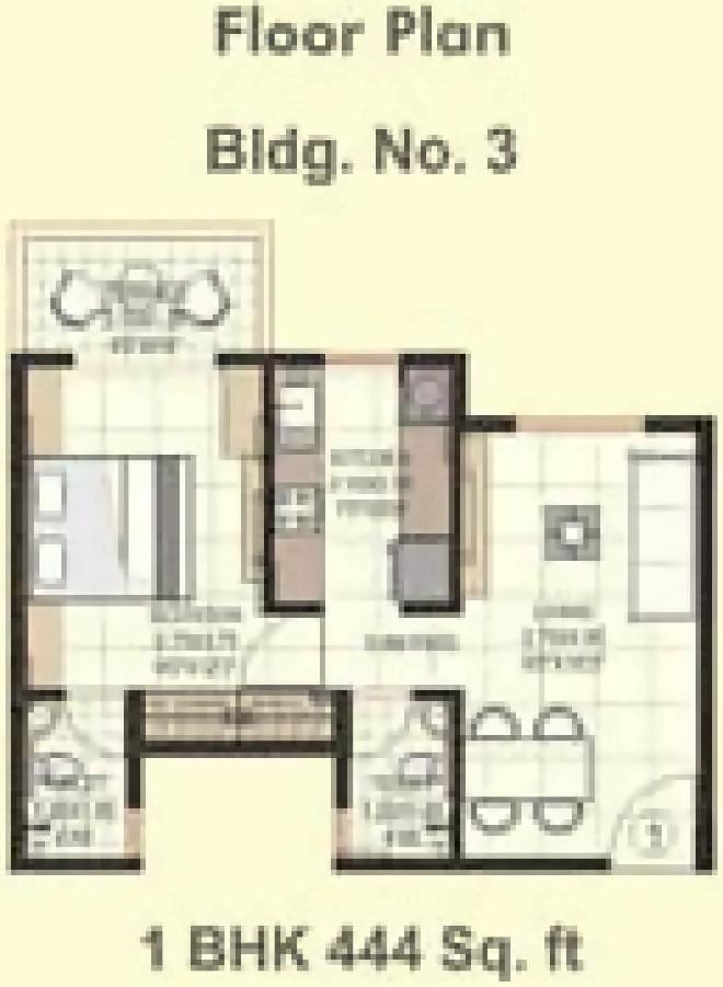 Layout of real estate project Raj Baug located at Neral, Raigarh, Maharashtra