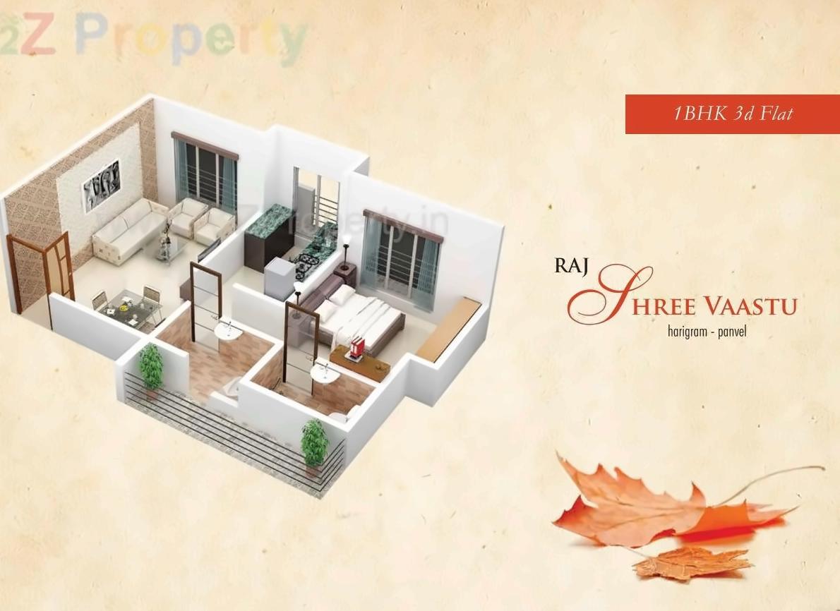 Layout of real estate project Raj Shree Vaastu located at Harigram, Raigarh, Maharashtra