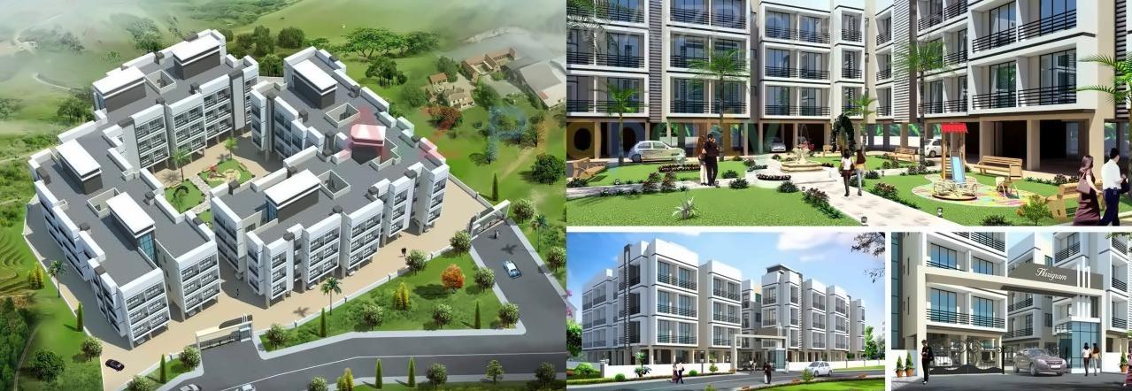 3D Elevation of real estate project Raj Shree Vaastu located at Harigram, Raigarh, Maharashtra