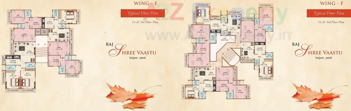 Layout of real estate project Raj Shree Vaastu located at Harigram, Raigarh, Maharashtra