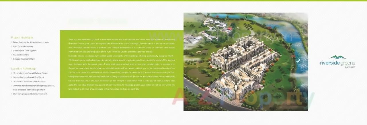  of real estate project Riverside Greens located at Umroli, Raigarh, Maharashtra