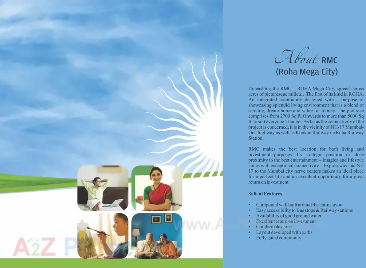  of real estate project Roha Mega City Ia located at Pingalsai, Raigarh, Maharashtra