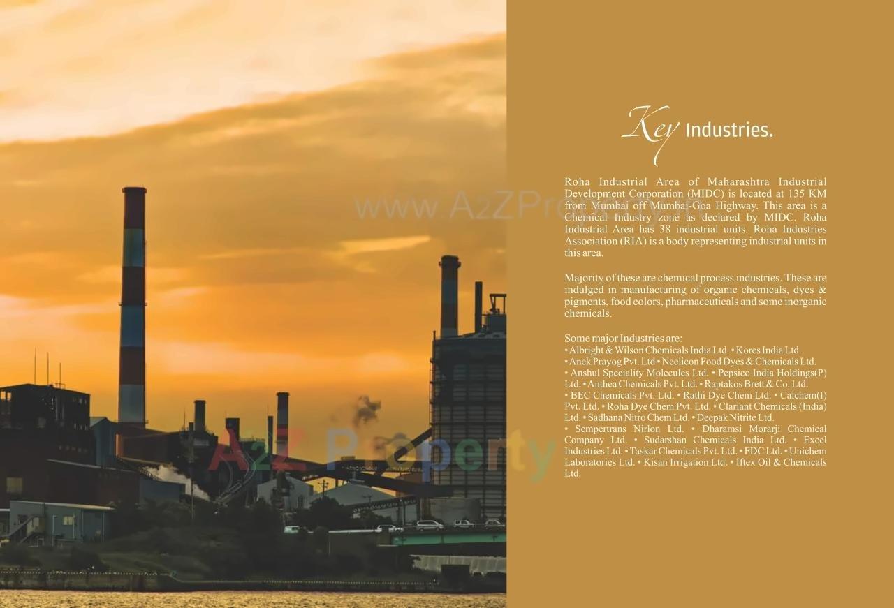 3D Elevation of real estate project Roha Mega City Ia located at Pingalsai, Raigarh, Maharashtra