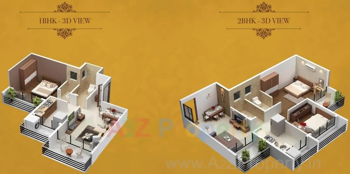 Layout of real estate project Rsm Athena located at Ulawe, Raigarh, Maharashtra
