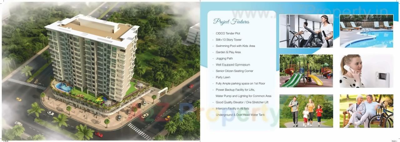 3D Elevation of real estate project Sadguru Universal located at Motha-khanda, Raigarh, Maharashtra