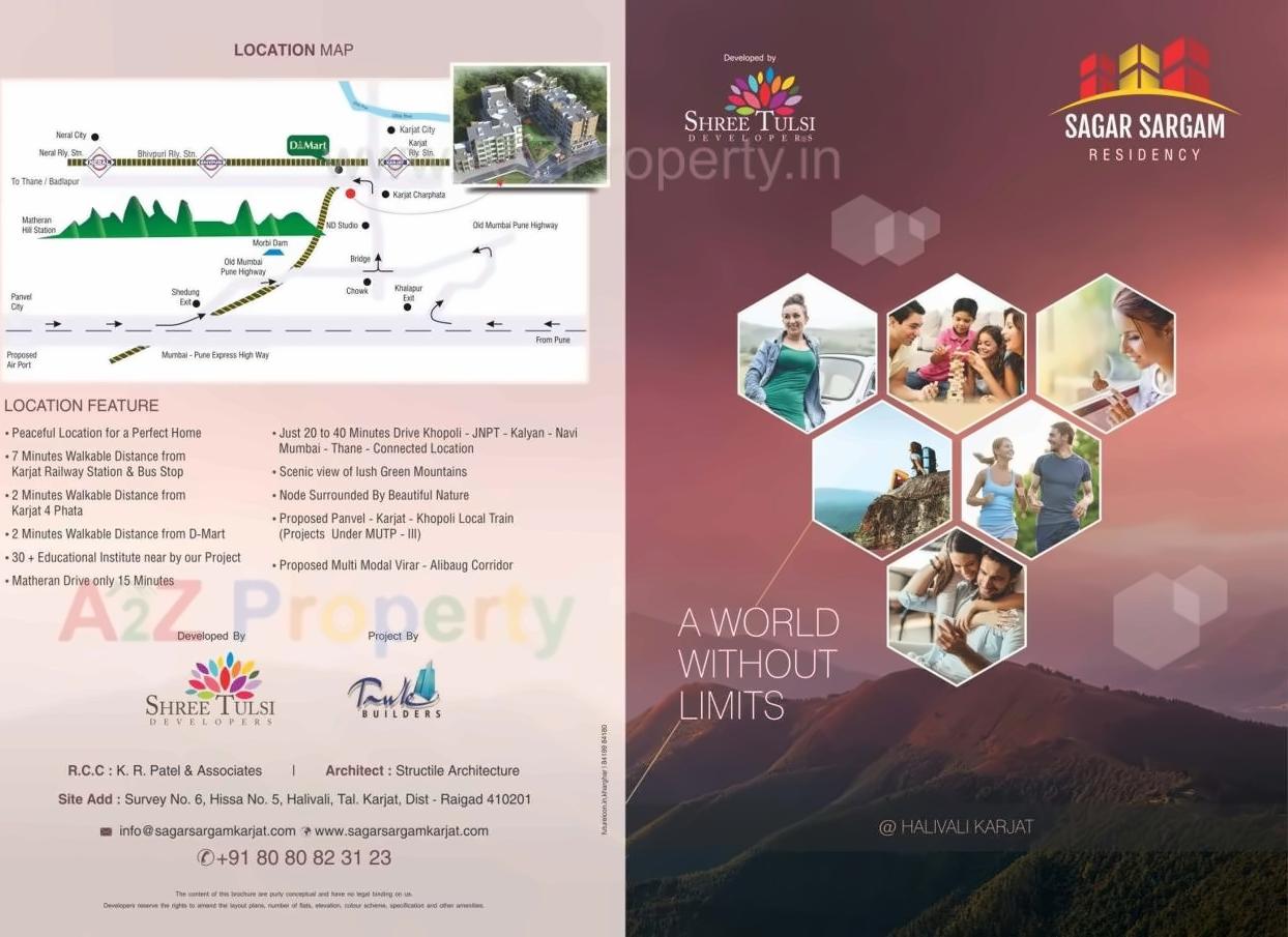  of real estate project Sagar Sargam Residency located at Haliwali, Raigarh, Maharashtra