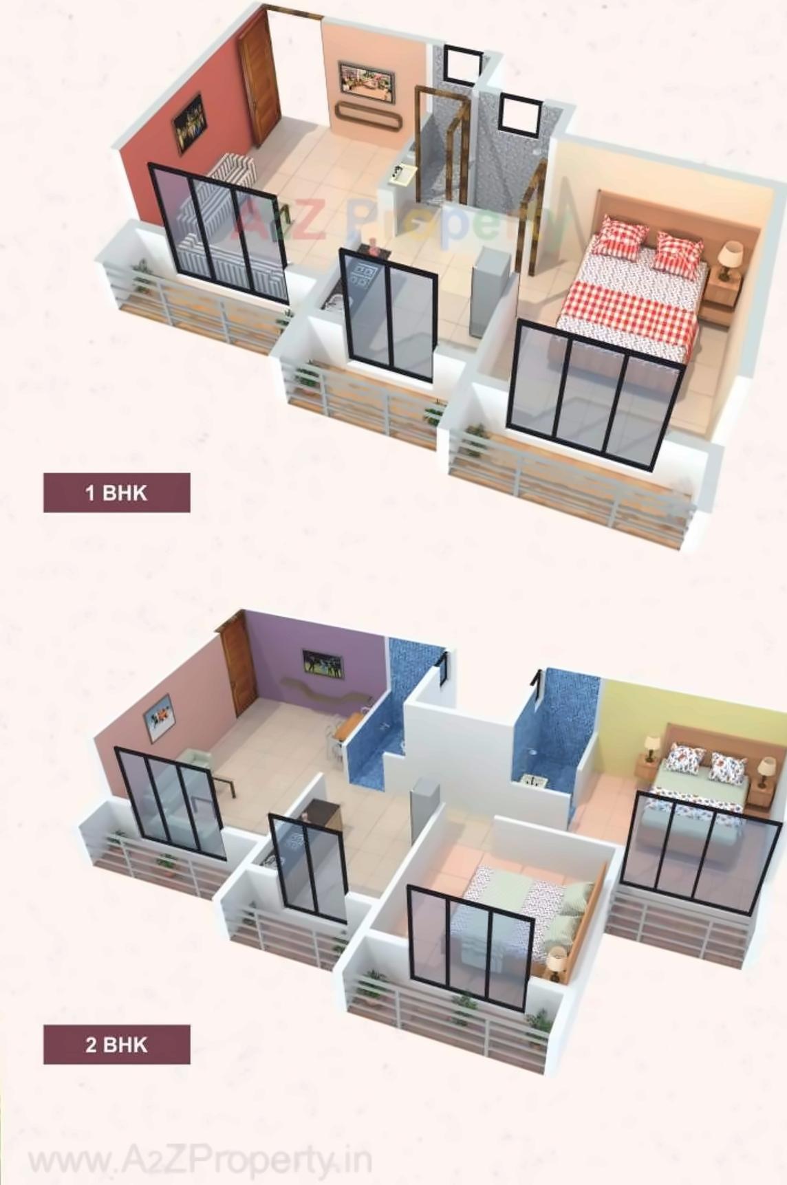 Layout of real estate project Sagar Sargam Residency located at Haliwali, Raigarh, Maharashtra