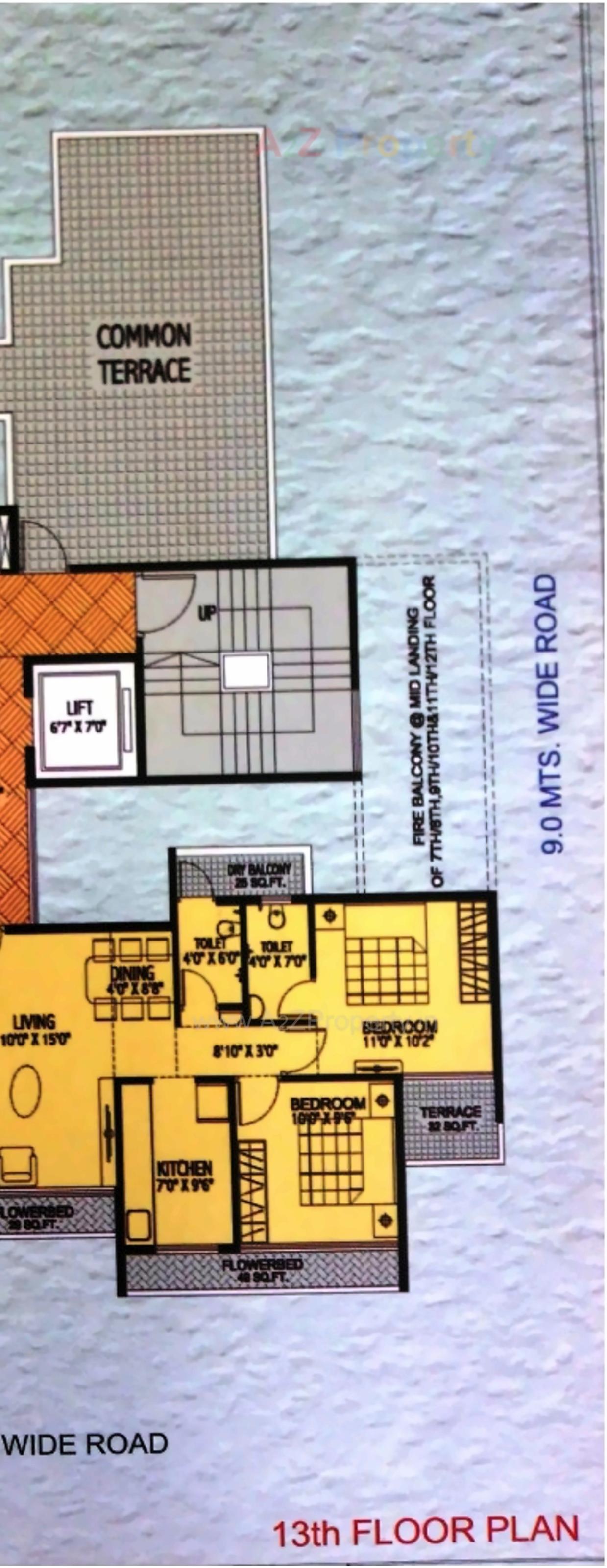Layout of real estate project Sai Home Infra located at Ulawe, Raigarh, Maharashtra