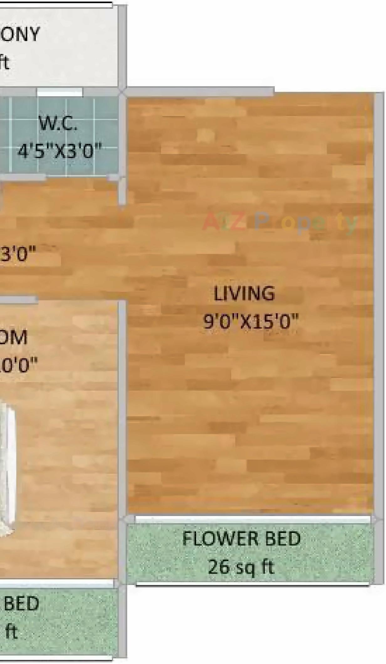 Layout of real estate project Sai Home Infra located at Ulawe, Raigarh, Maharashtra
