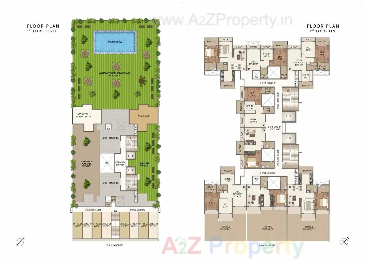 Layout of real estate project Sai Icon located at Owe, Raigarh, Maharashtra