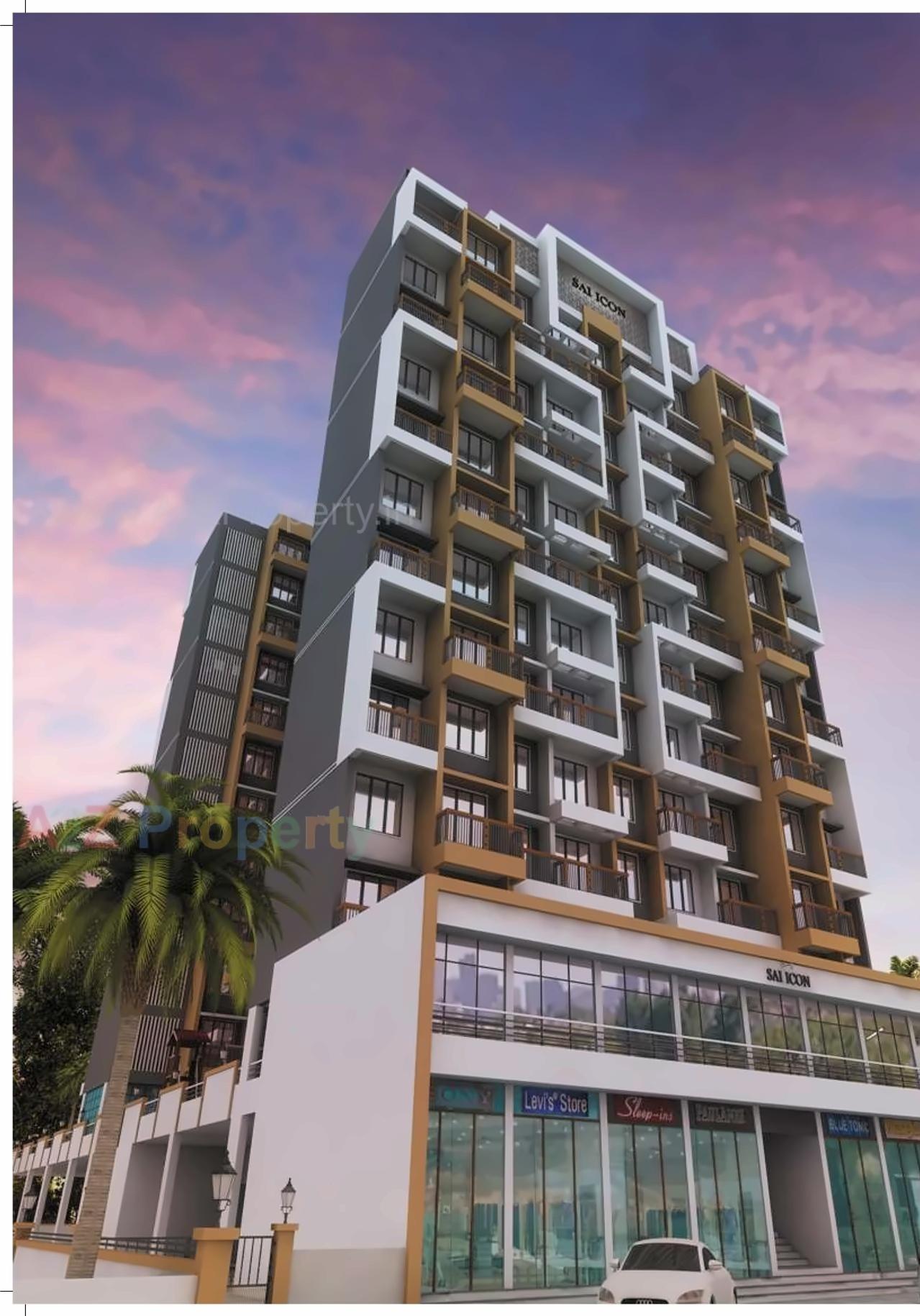 3D Elevation of real estate project Sai Icon located at Owe, Raigarh, Maharashtra