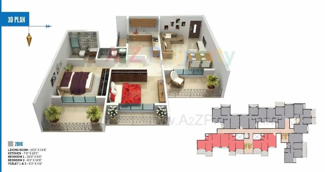 Layout of real estate project Sai Krupa Valley located at Neral, Raigarh, Maharashtra