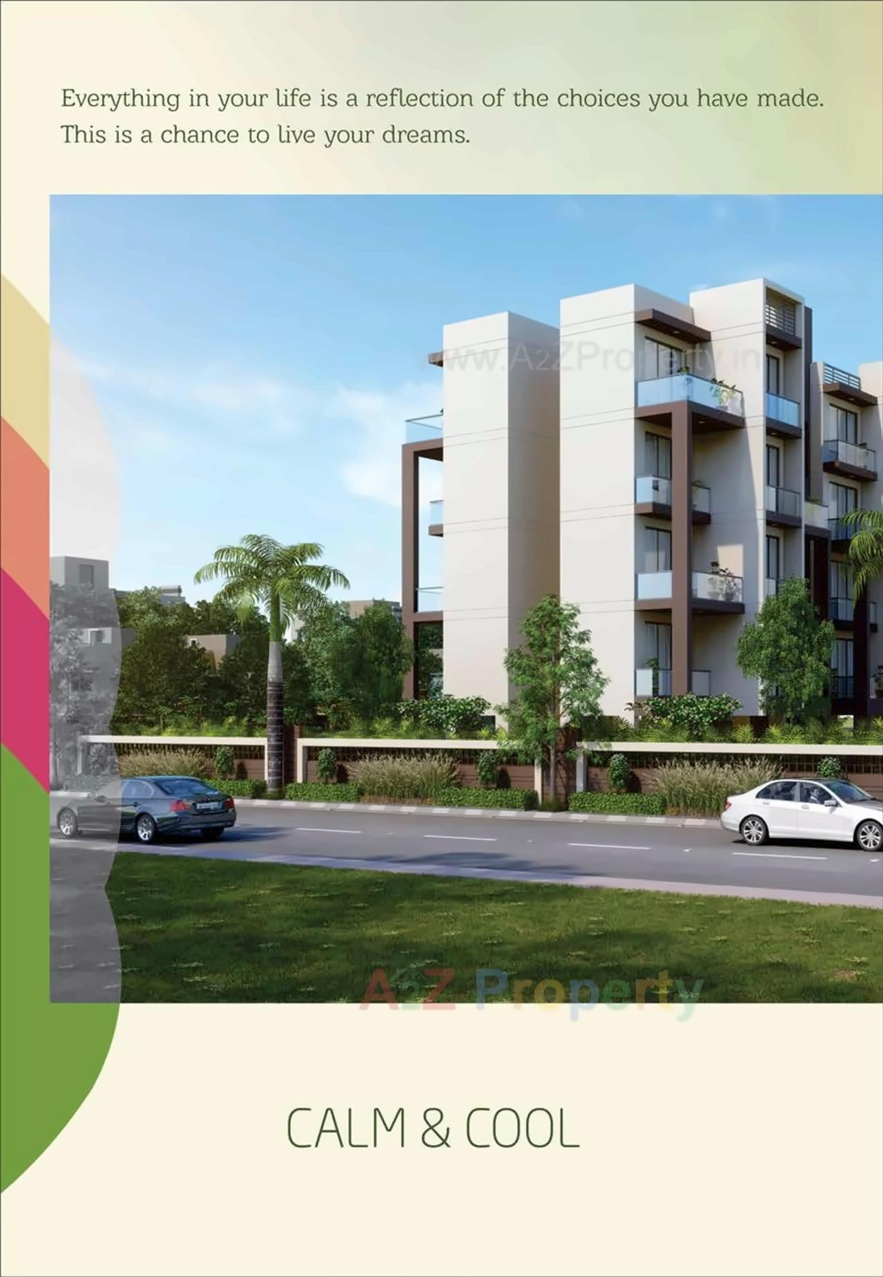 3D Elevation of real estate project Sai Prasad Garden located at Nevali, Raigarh, Maharashtra