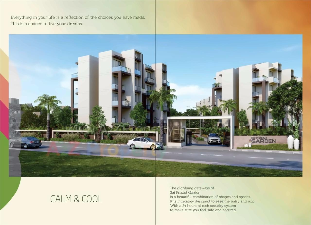 3D Elevation of real estate project Sai Prasad Garden located at Nevali, Raigarh, Maharashtra