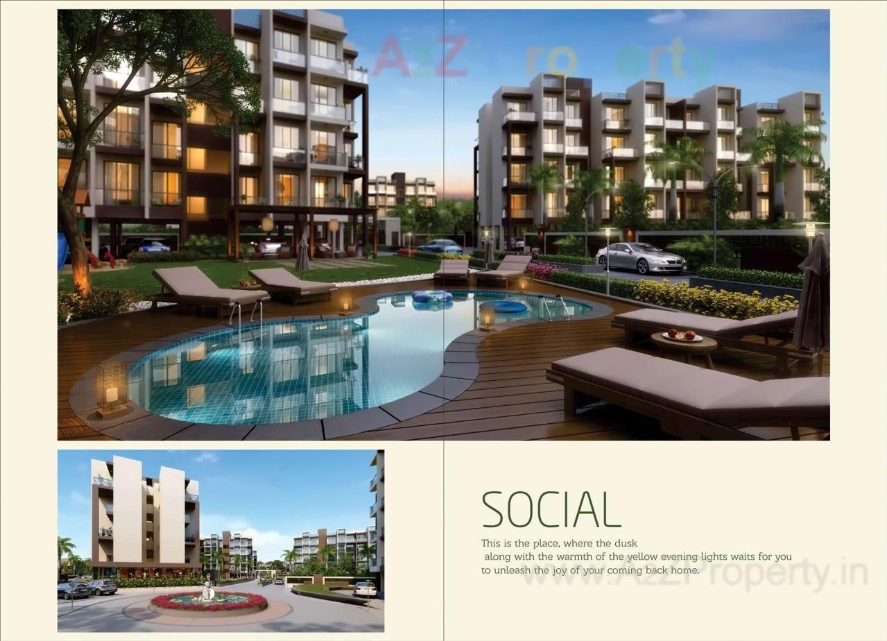 3D Elevation of real estate project Sai Prasad Garden located at Nevali, Raigarh, Maharashtra