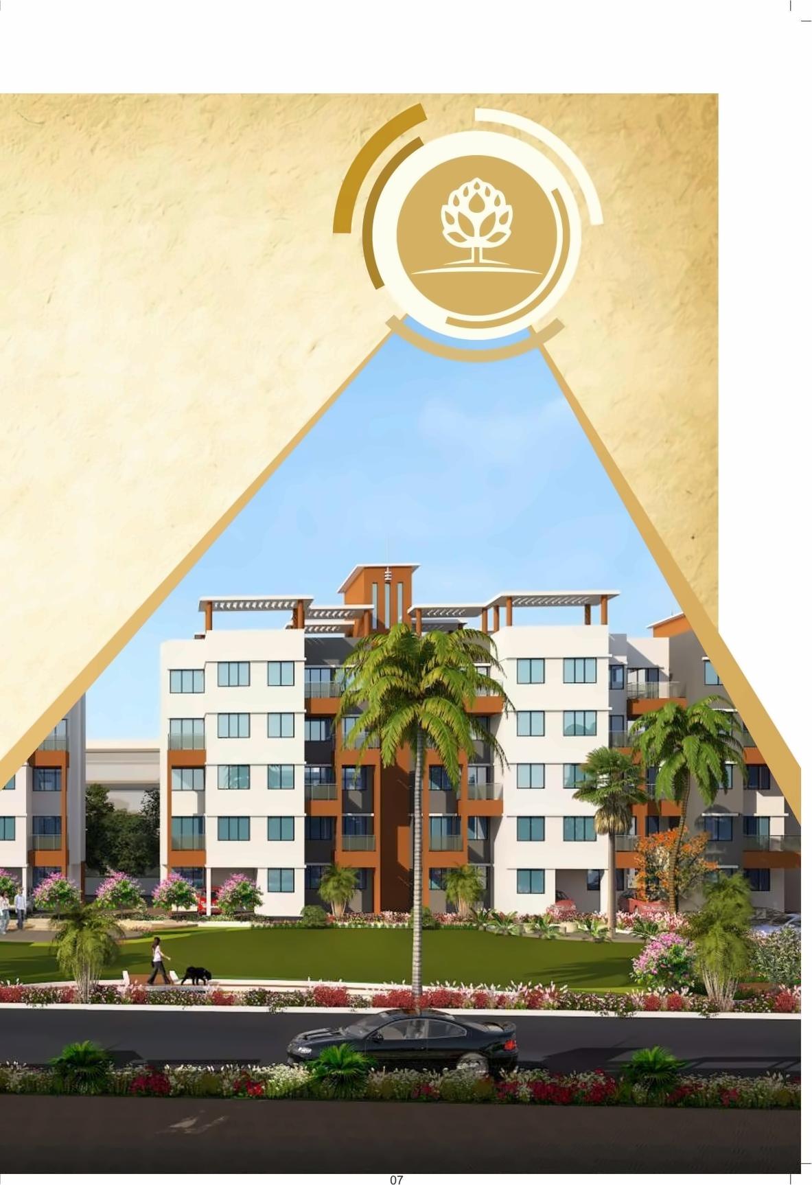 3D Elevation of real estate project Sai Proviso County located at Shirdhon, Raigarh, Maharashtra