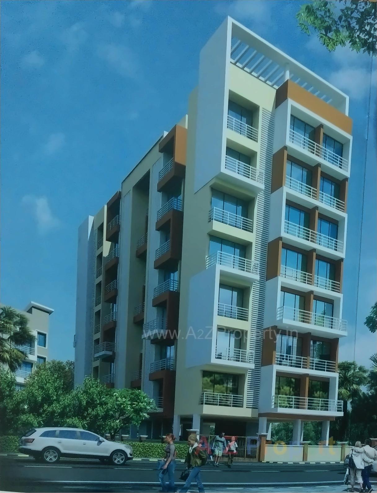 3D Elevation of real estate project Sai Rachana located at Kamothe-, Raigarh, Maharashtra