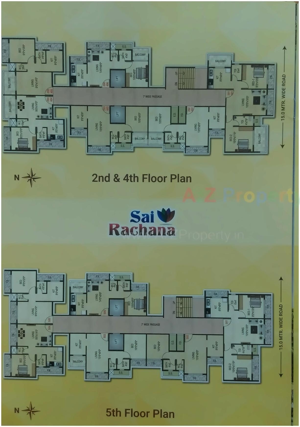 Layout of real estate project Sai Rachana located at Kamothe-, Raigarh, Maharashtra