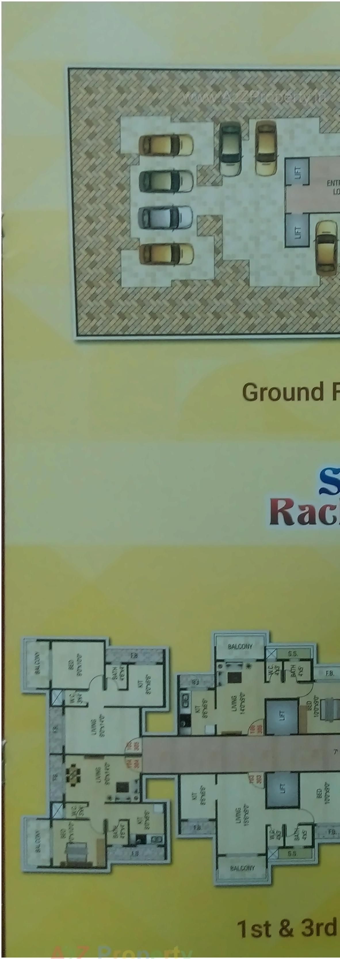 Layout of real estate project Sai Rachana located at Kamothe-, Raigarh, Maharashtra