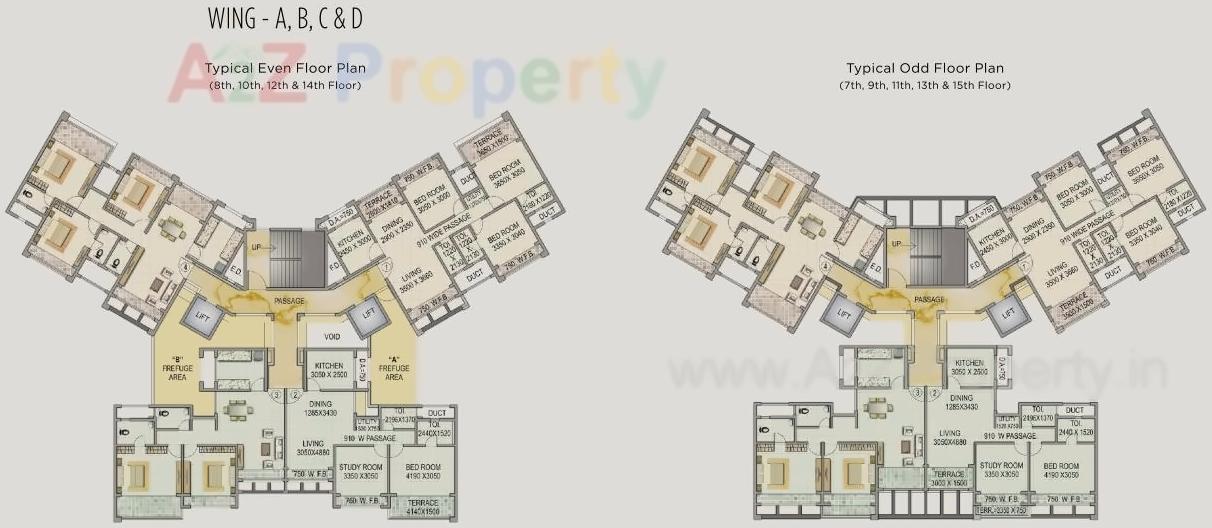 Layout of real estate project Sai Saakshaat located at Kharghar, Raigarh, Maharashtra