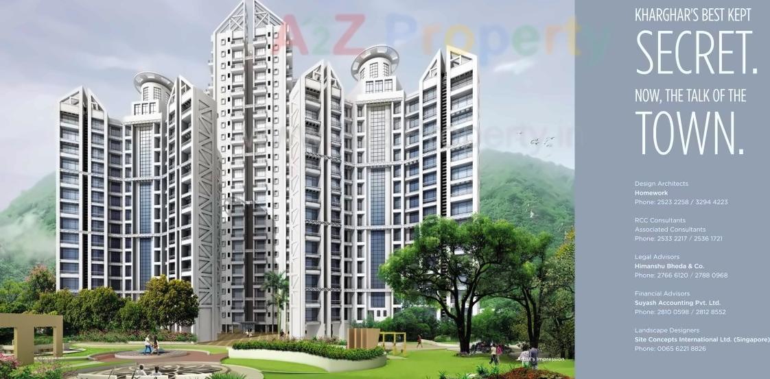 3D Elevation of real estate project Sai Saakshaat located at Kharghar, Raigarh, Maharashtra