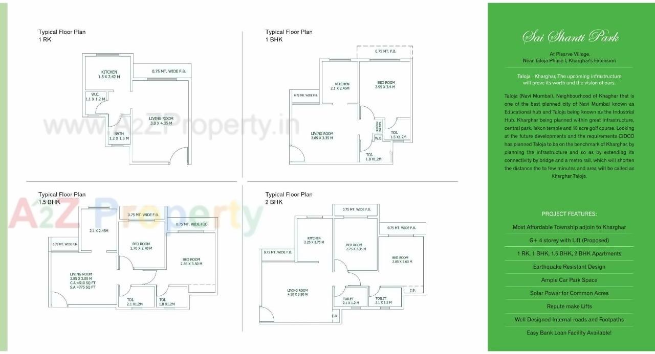  of real estate project Sai Shanti Park   Anand located at Pisarve, Raigarh, Maharashtra