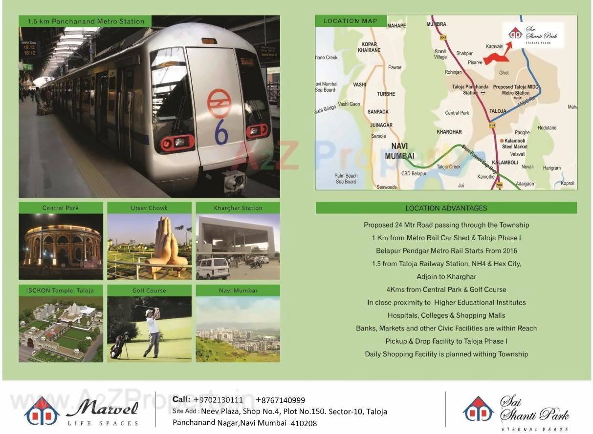  of real estate project Sai Shanti Park   Anand located at Pisarve, Raigarh, Maharashtra