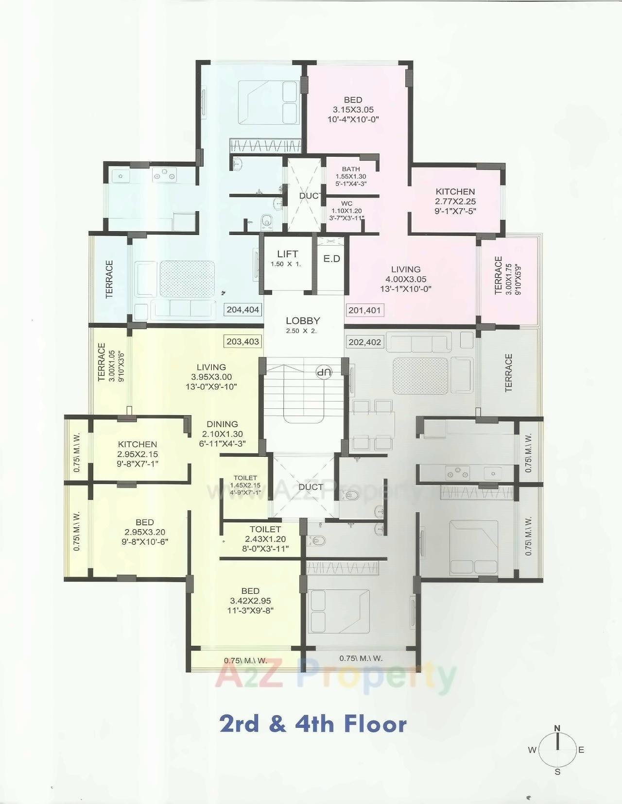 Layout of real estate project Sainath Heritage located at Panvel, Raigarh, Maharashtra