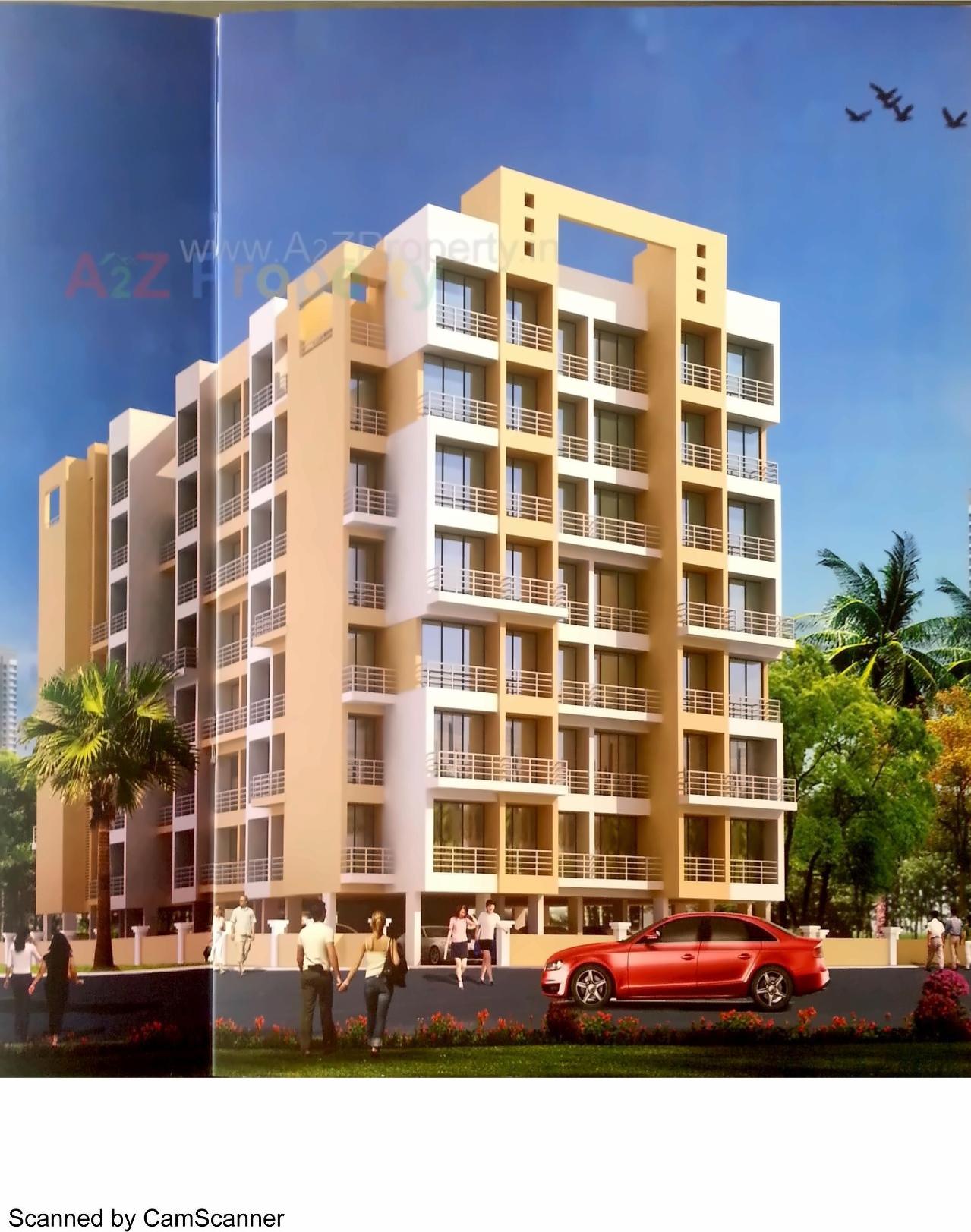 3D Elevation of real estate project Saisha Residency located at Kamothe-, Raigarh, Maharashtra
