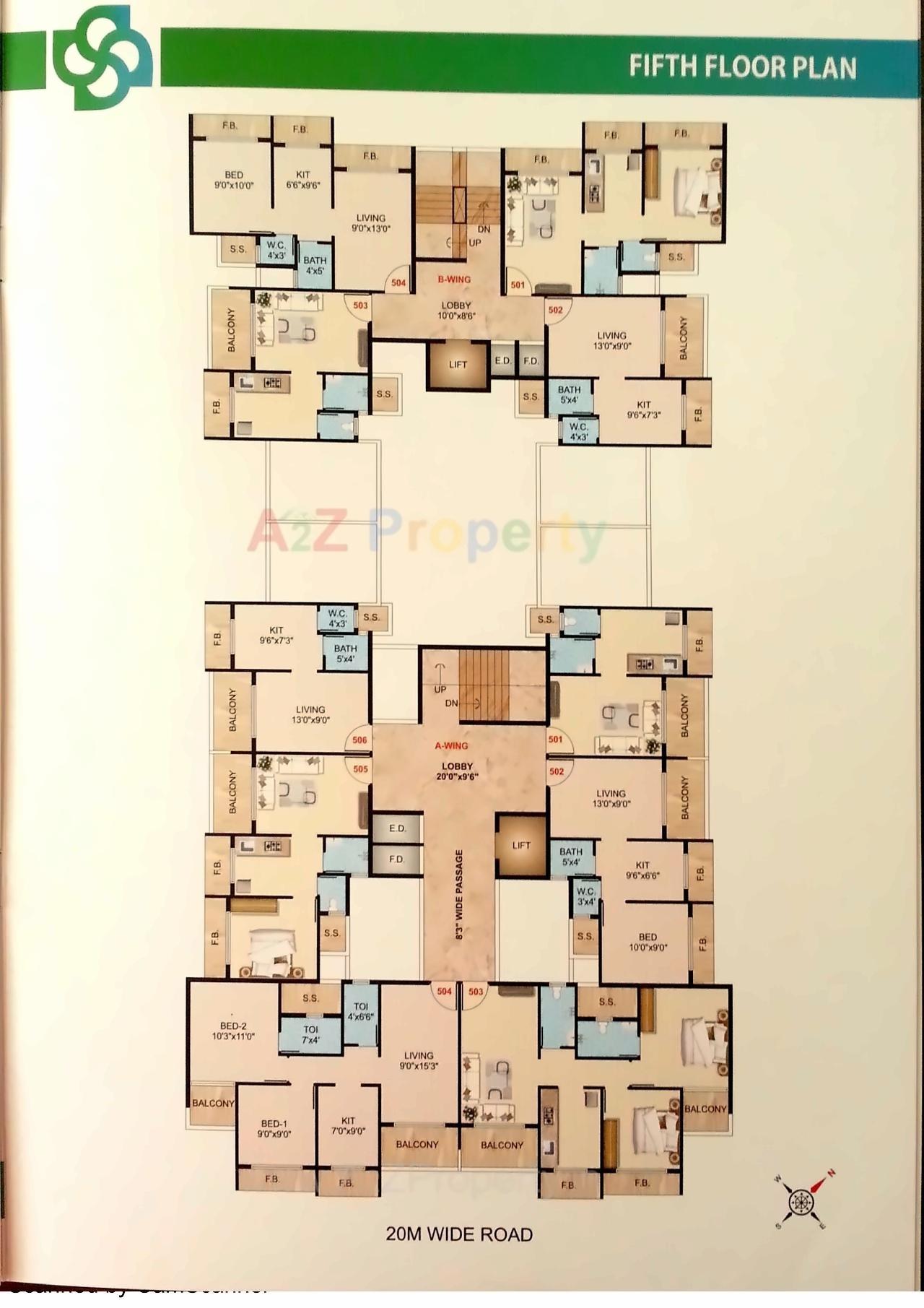 Layout of real estate project Saisha Residency located at Kamothe-, Raigarh, Maharashtra
