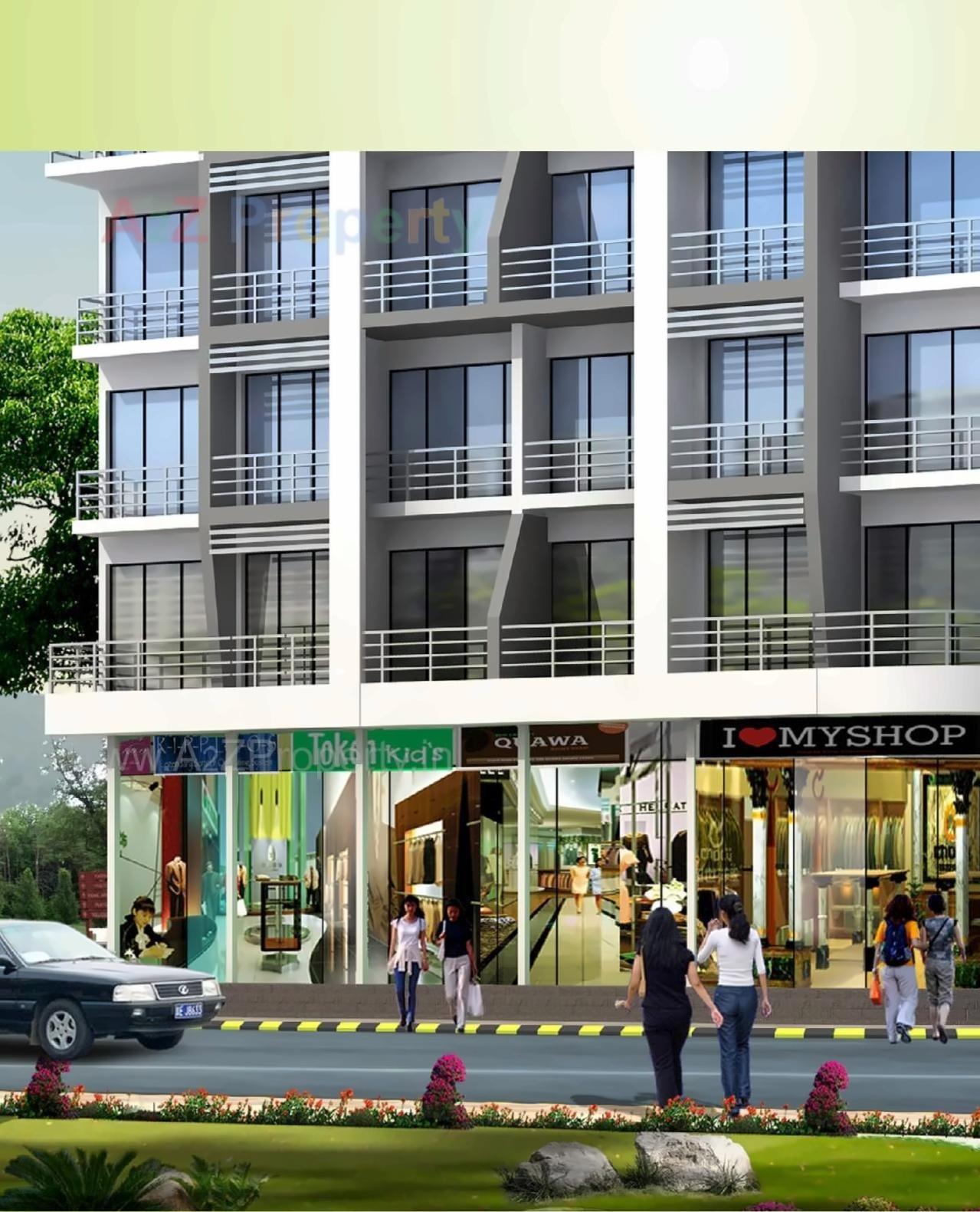 3D Elevation of real estate project Sapphire Bliss located at Taloje-panchnad-, Raigarh, Maharashtra