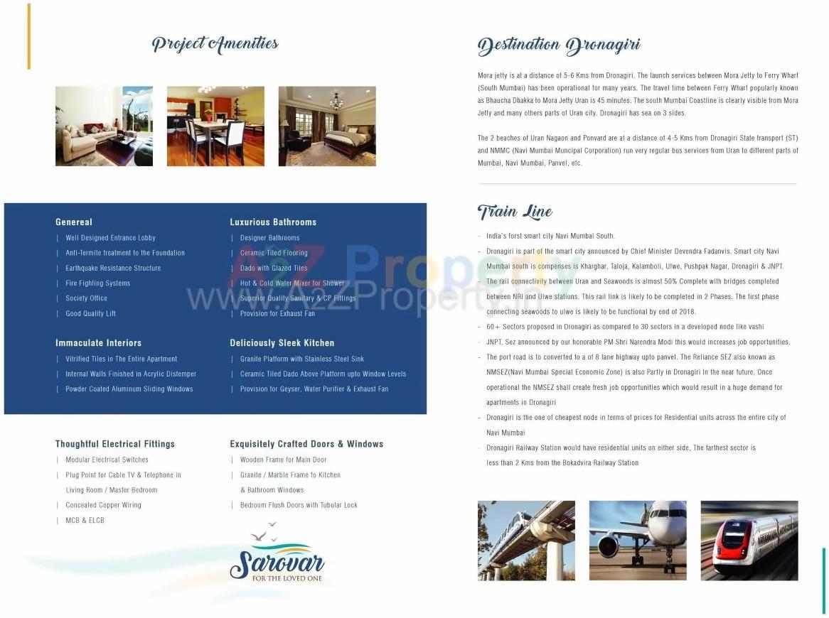  of real estate project Sarovar located at Bokadvira, Raigarh, Maharashtra