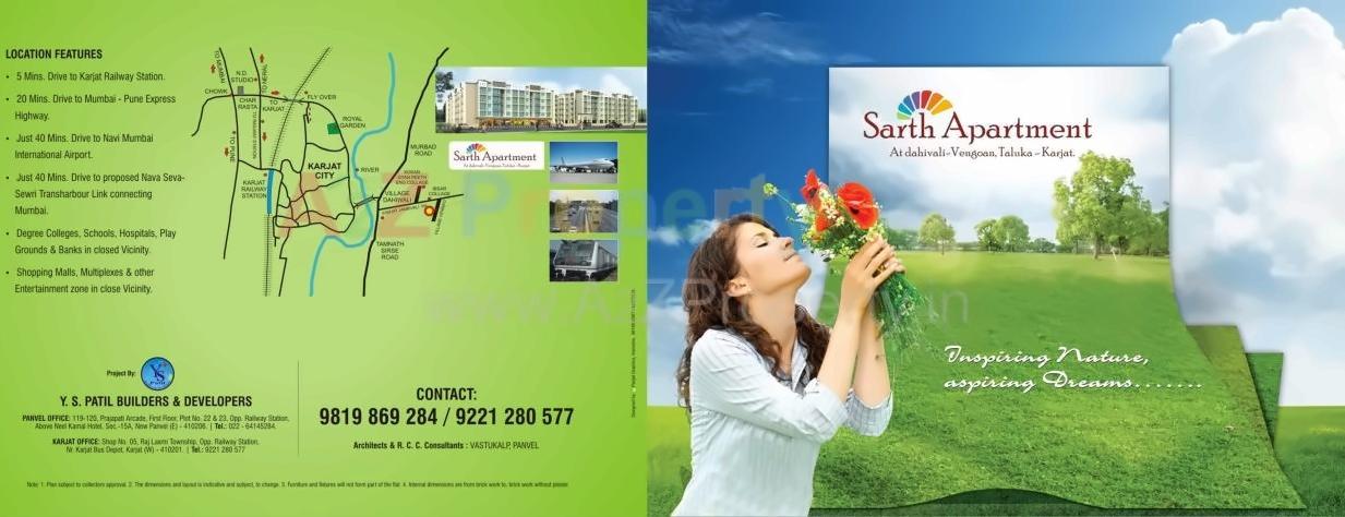  of real estate project Sarth Apartment located at Dhakatevengaon, Raigarh, Maharashtra
