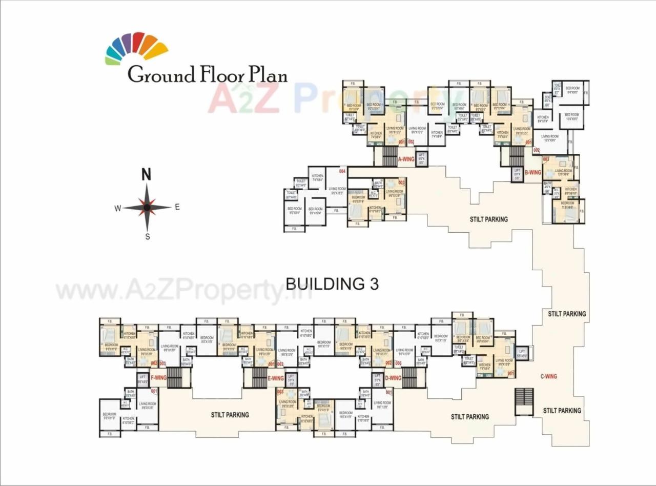Layout of real estate project Sarth Apartment located at Dhakatevengaon, Raigarh, Maharashtra