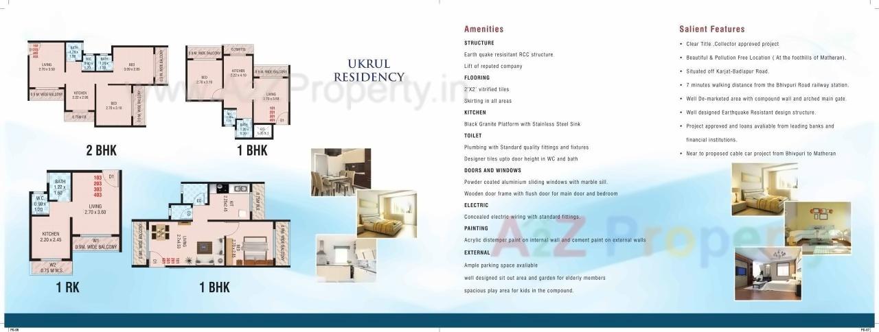Layout of real estate project Saurabh Residency located at Ukrul, Raigarh, Maharashtra