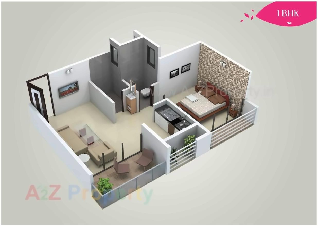 Layout of real estate project Saushilya located at Mamdapur, Raigarh, Maharashtra