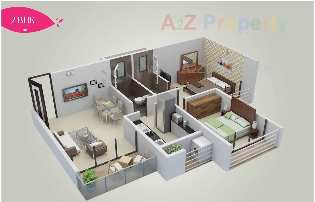 Layout of real estate project Saushilya located at Mamdapur, Raigarh, Maharashtra