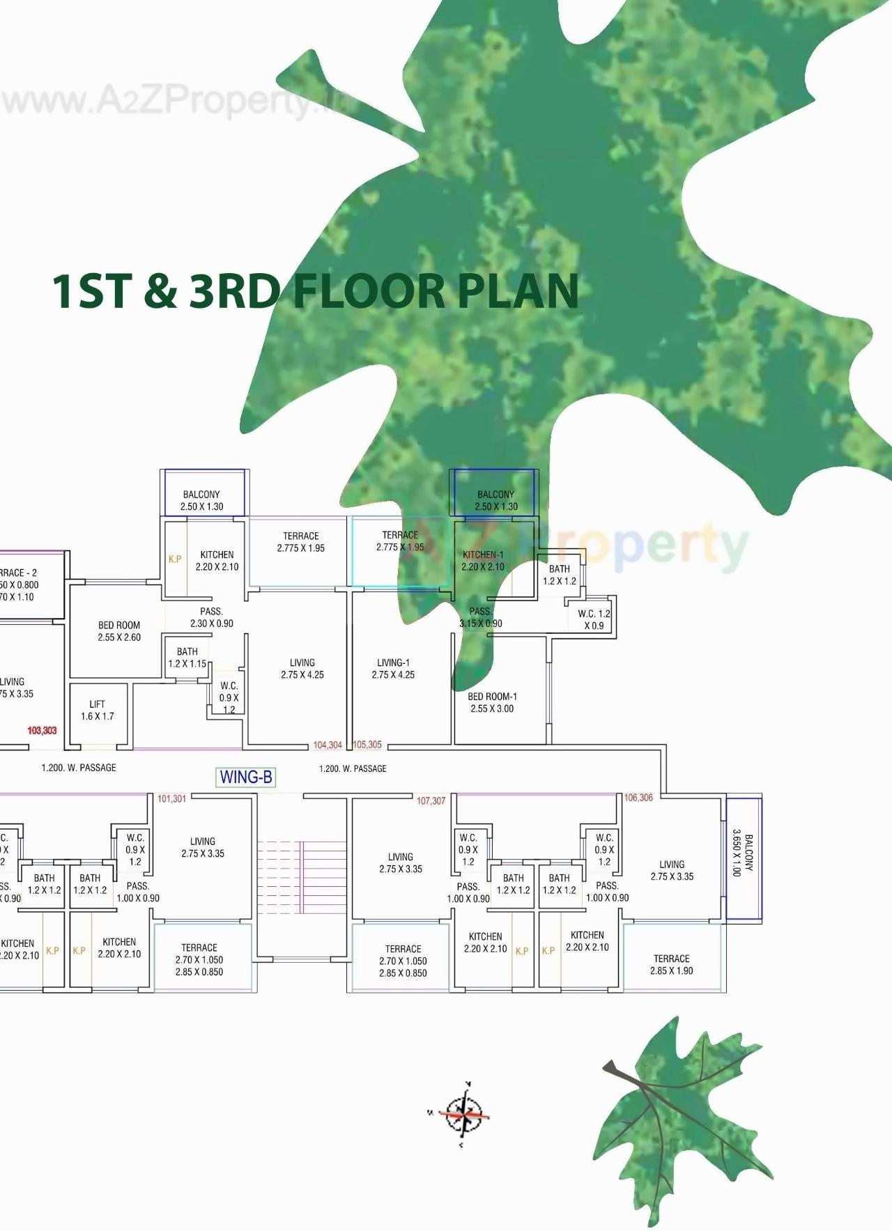 Layout of real estate project Shanti Harmony located at Vakadi, Raigarh, Maharashtra