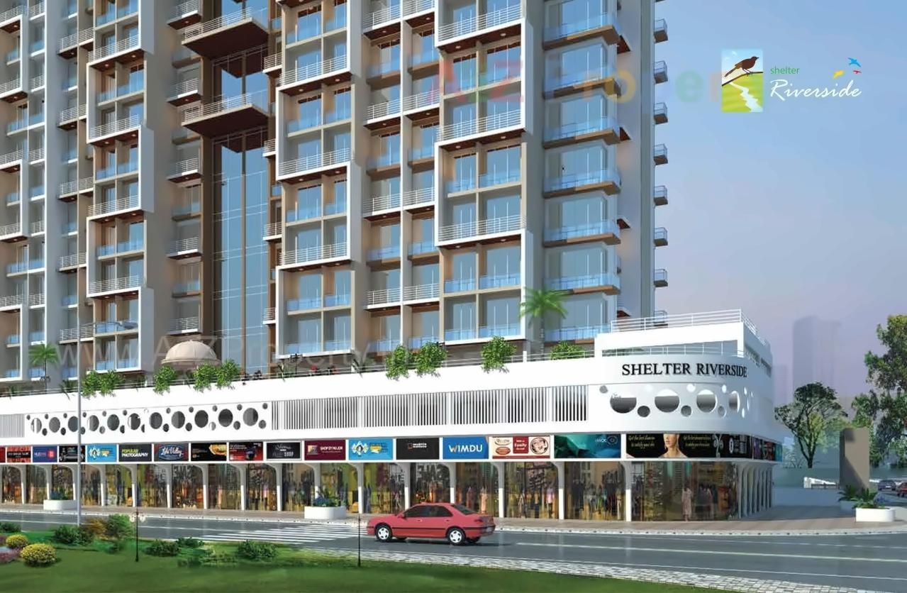 3D Elevation of real estate project Shelter Riverside located at Taloje-panchnad-, Raigarh, Maharashtra