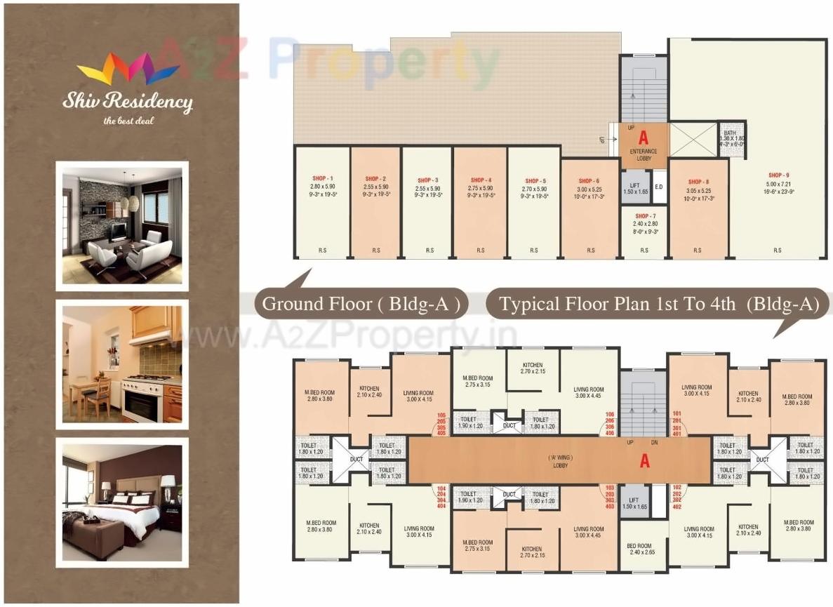 Layout of real estate project Shiv Residency located at Panvel, Raigarh, Maharashtra