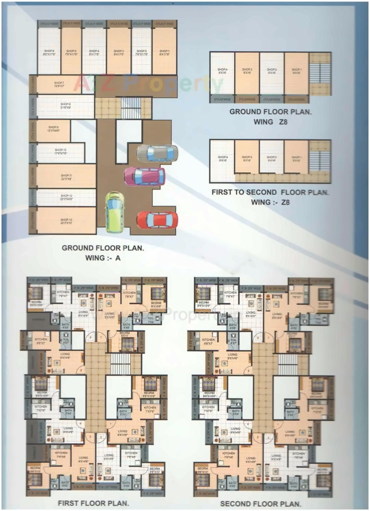 Layout of real estate project Shiv Srushti Park Complex located at Shelu, Raigarh, Maharashtra