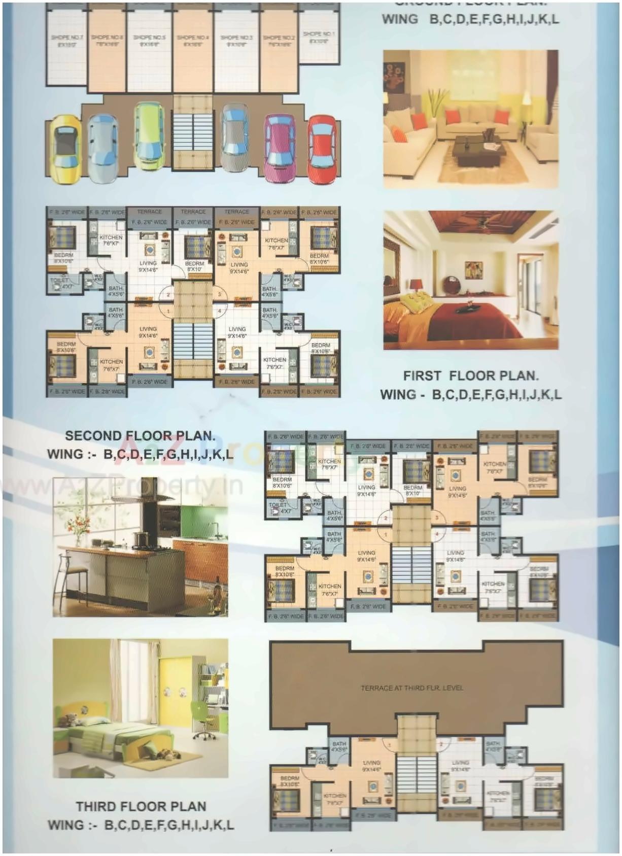 Layout of real estate project Shiv Srushti Park Complex located at Shelu, Raigarh, Maharashtra