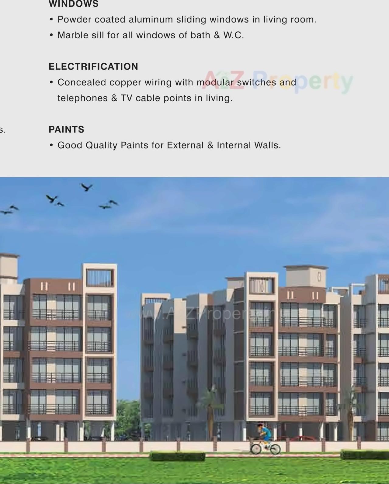 3D Elevation of real estate project Shiv Utsav located at Pashane, Raigarh, Maharashtra