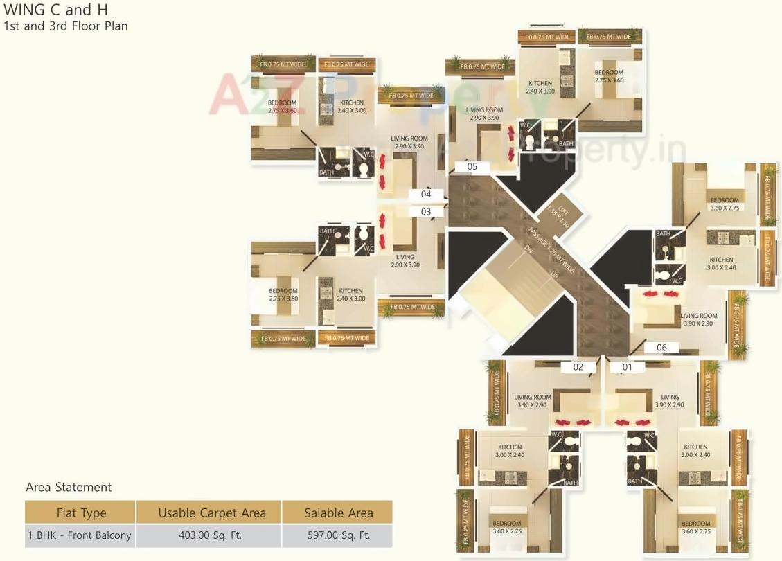 Layout of real estate project Shree Vallabh Aangan located at Deulwadi, Raigarh, Maharashtra