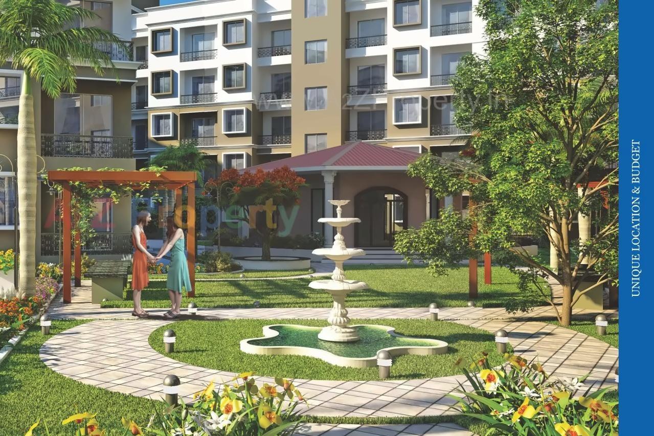 3D Elevation of real estate project Shree Vallabh Aangan located at Deulwadi, Raigarh, Maharashtra