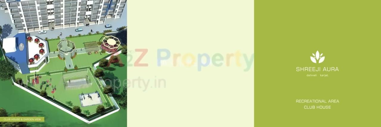 Layout of real estate project Shreeji Aura located at Dahiwali-t-waredi, Raigarh, Maharashtra