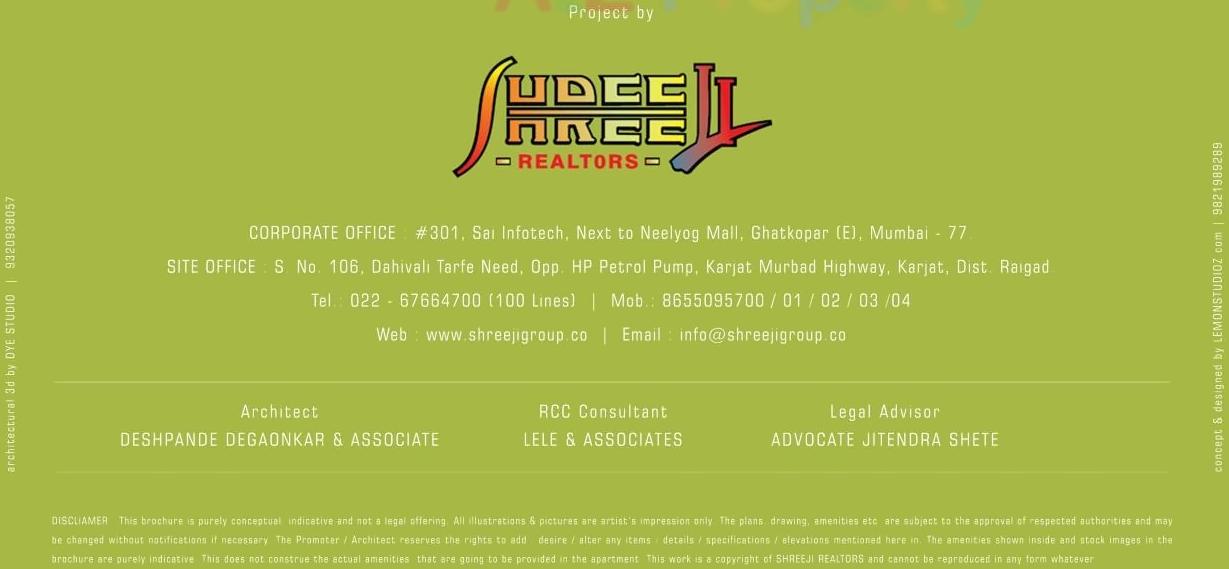  of real estate project Shreeji Aura located at Dahiwali-t-waredi, Raigarh, Maharashtra